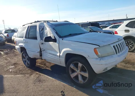 2000 Jeep Grand Cherokee Limited из США, поврежденный, VIN 1J4GW58N4YC205061